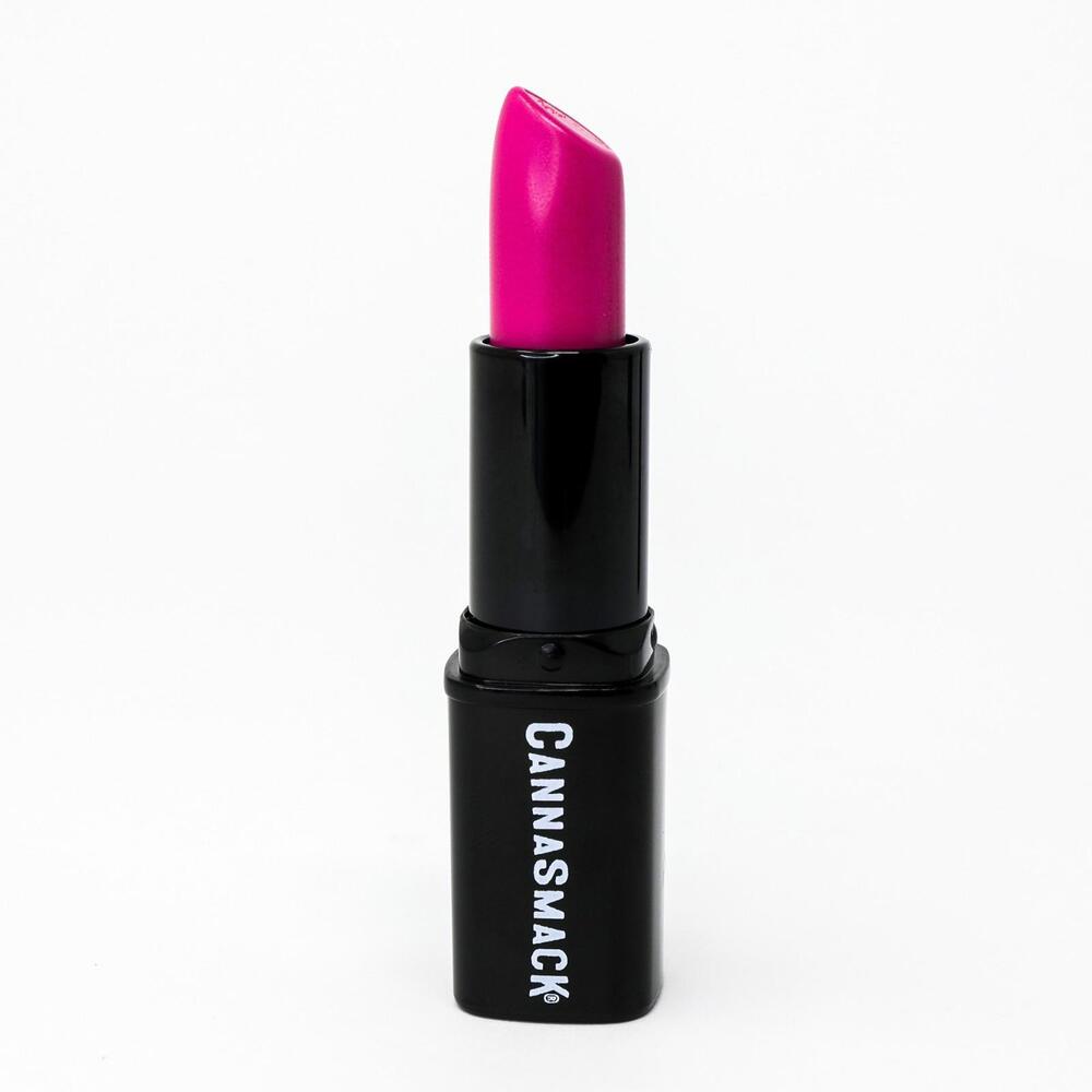 CannaSmack Mineral Lipstick - Vibrant Magenta Pink - Creamy Hydrating Texture